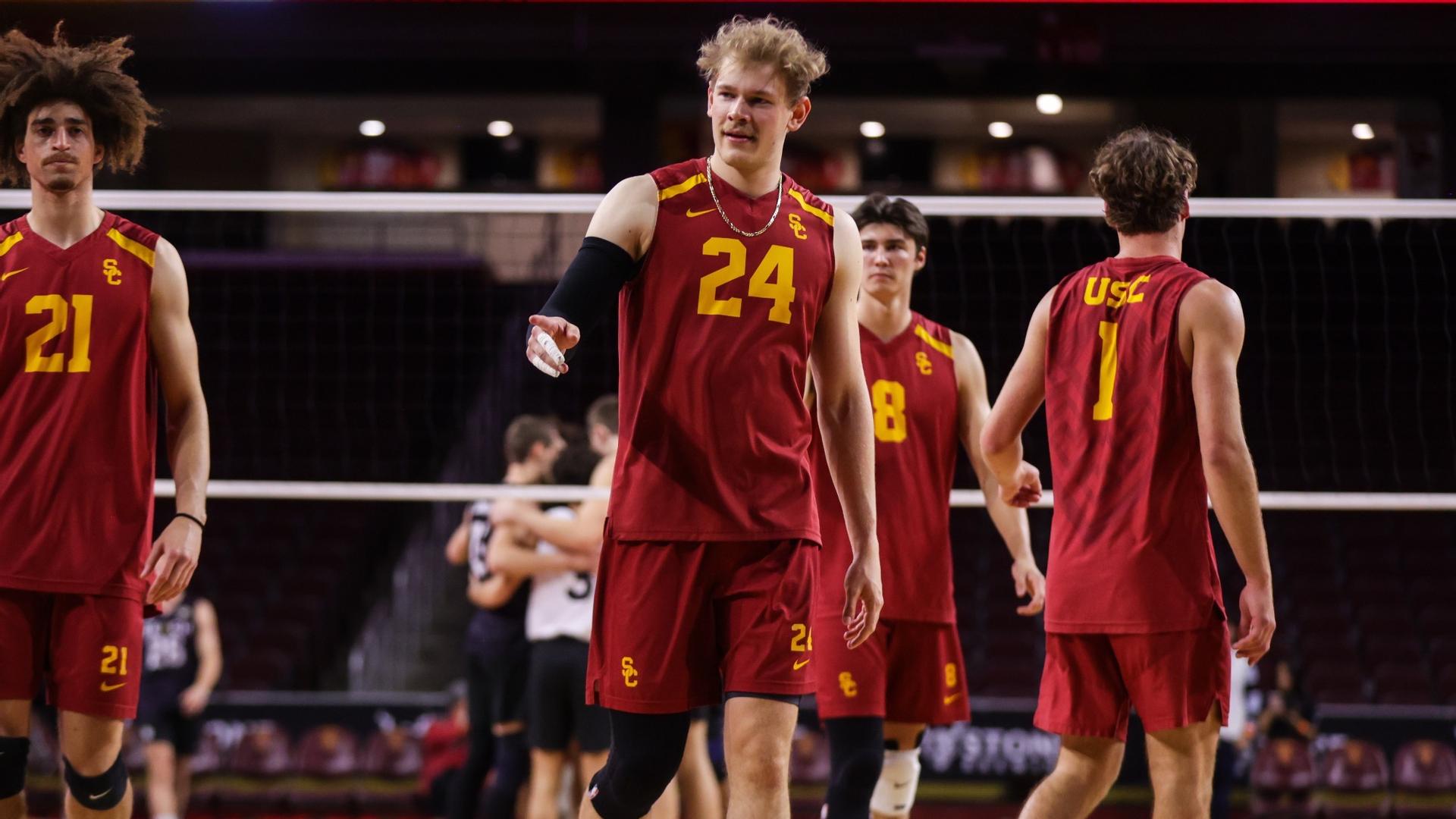 USC Men's Volleyball Takes on Stanford in MPSF Quarterfinal Bout VCP
