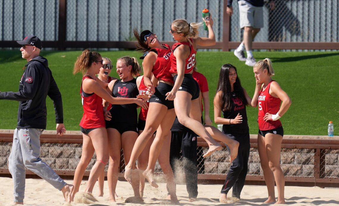 Utah Beach Volleyball Records First Win at Pac-12 Championships Since 2018