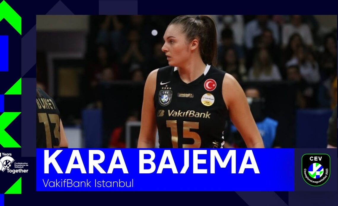 VakifBank's Kara Bajema I MVP Performance vs Fenerbahce Opet ISTANBUL I Semifinals #clvolleyw