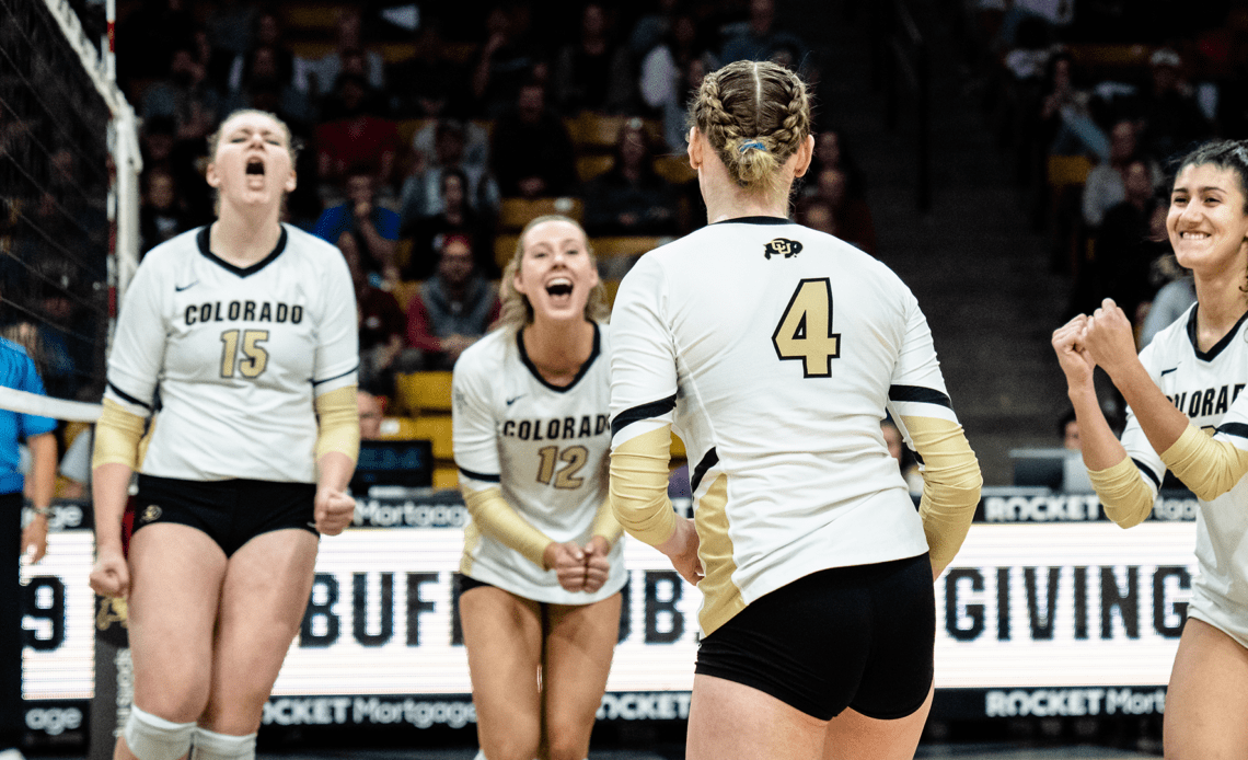 Volleyball Plays Final Spring Scrimmage On Black & Gold Day