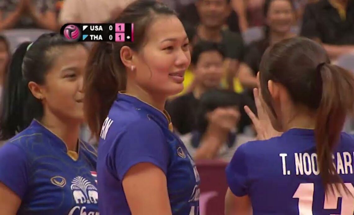 🏐🔥 Watch the Thrilling Action & Epic Plays 🎉 | Thailand vs USA | Volleyball World Grand Prix 2012