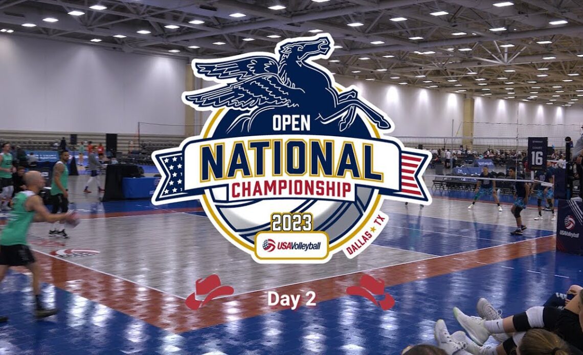 2023 USA Volleyball Open National Championship | Dallas | Day 2 Highlights