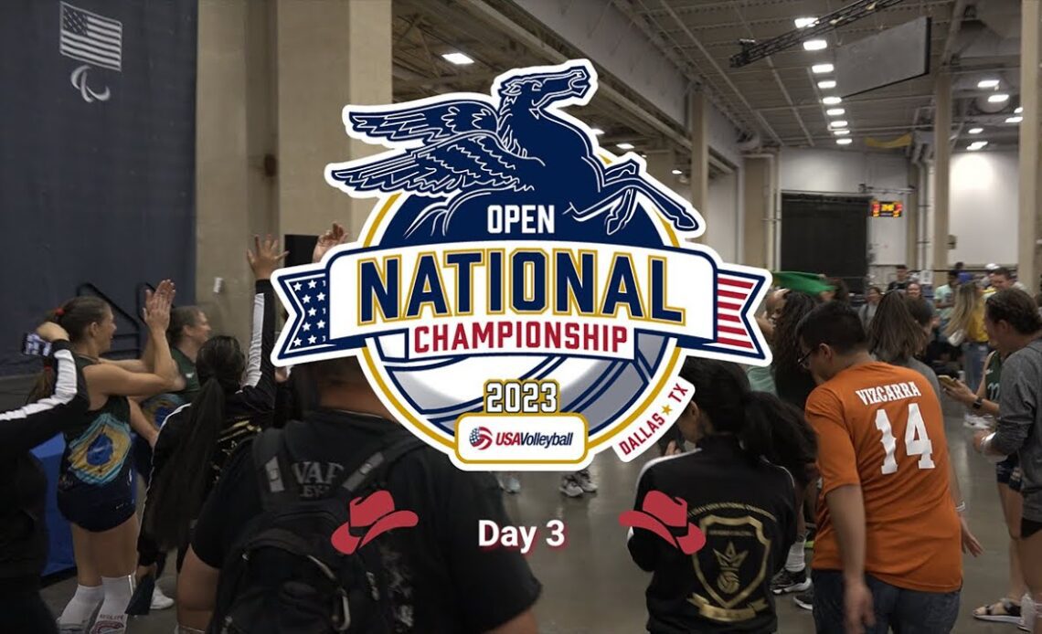 2023 USA Volleyball Open National Championship | Dallas | Day 3 Highlights