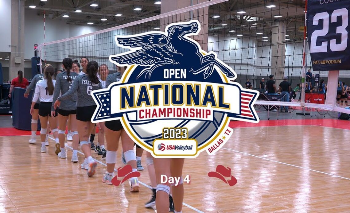 2023 USA Volleyball Open National Championship | Dallas | Day 4 Highlights