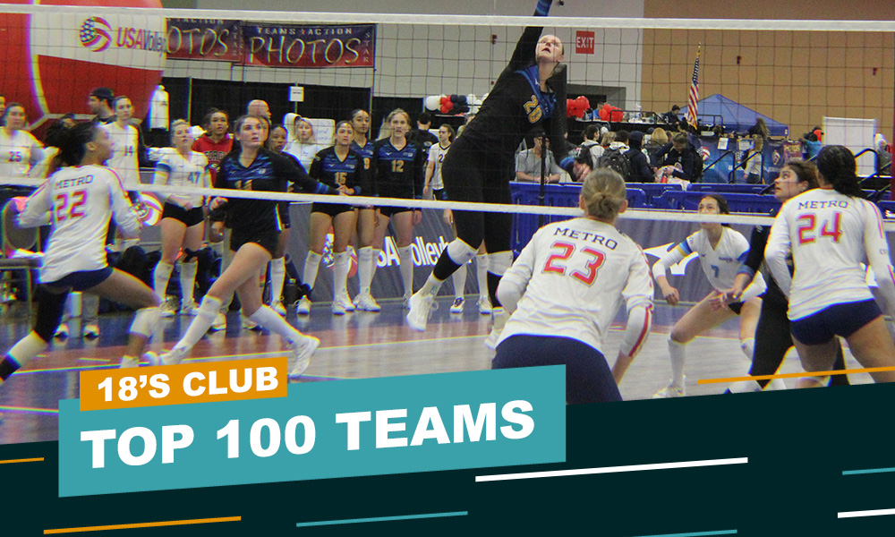 18’s Top 100 Club Teams: The Full List By The Numbers – PrepVolleyball.com | Club Volleyball | High School Volleyball