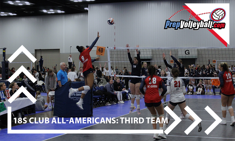 2023 18U Club All-American Third Team – PrepVolleyball.com | Club Volleyball | High School Volleyball