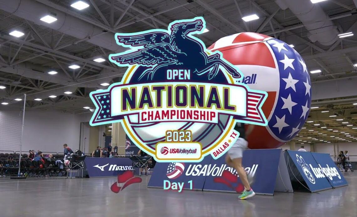 2023 USA Volleyball Open National Championship Dallas Day 1