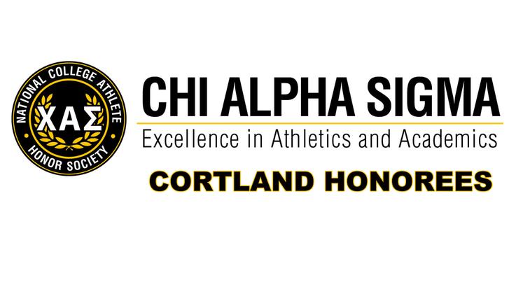 98 Cortland Student-Athletes Named to Chi Alpha Sigma Academic Honor Society