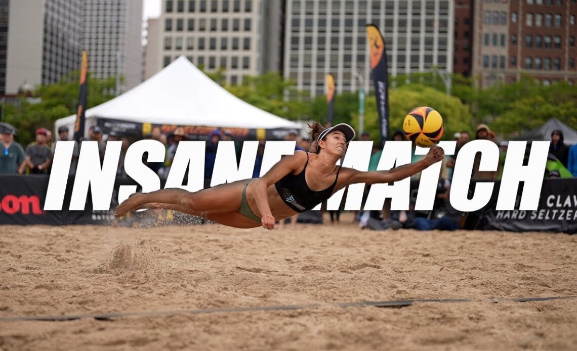 AMAZING Beach Volleyball Match: Humana-Paredes/Wilkerson vs Cannon/Sponcil AVP Chicago 2022