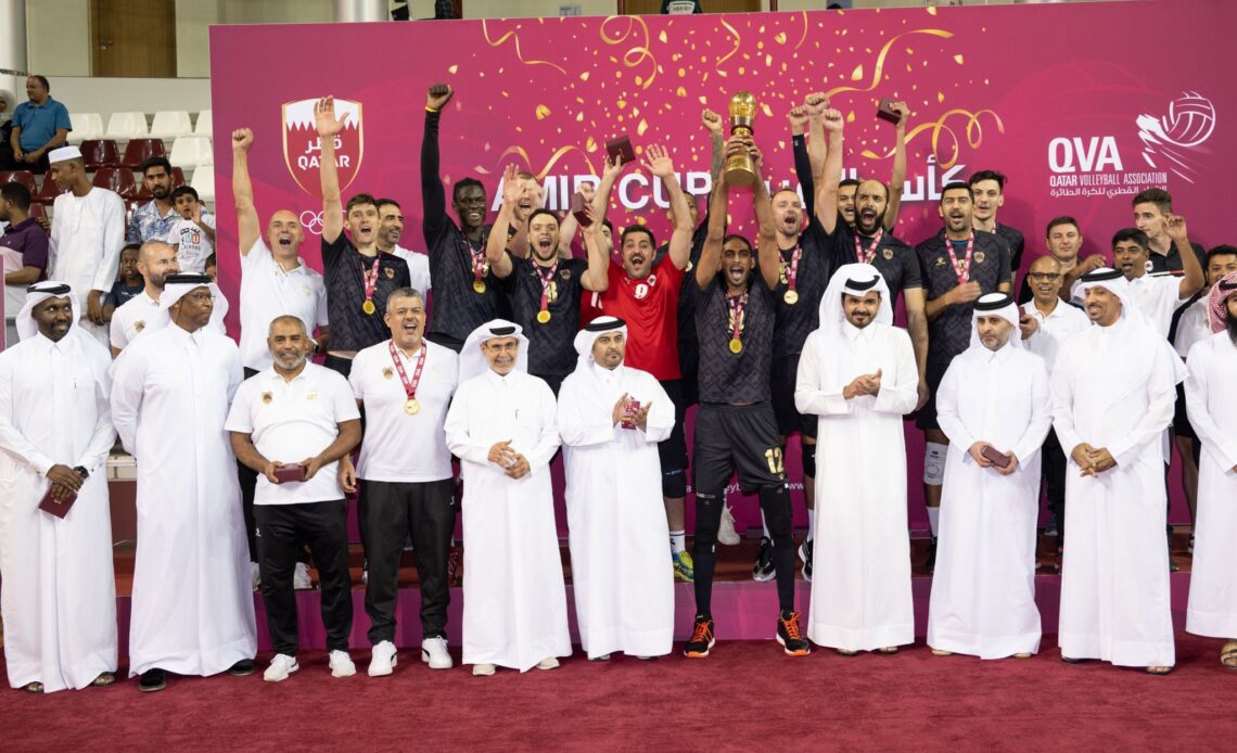 Al Rayyan crowned champions of Volleyball Amir Cup