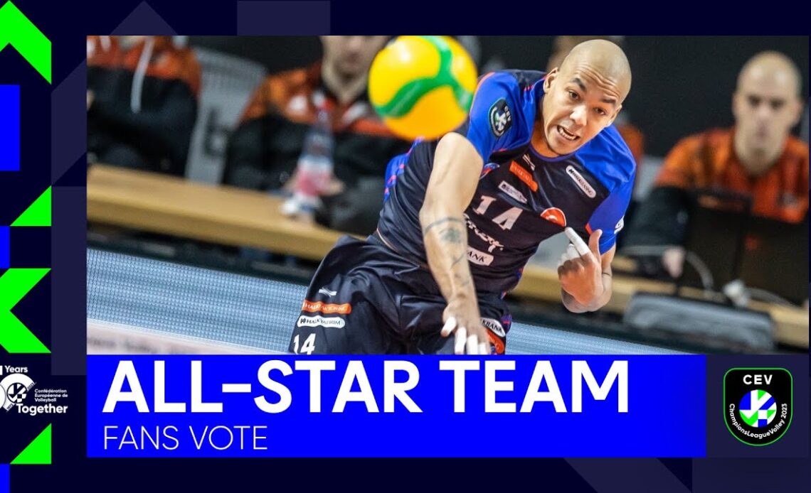 Announcement: Fans' All Star Team Men I CEV Champions League Volley 2023