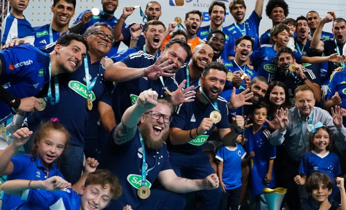 BRA M: Sada Cruzeiro Crowned Men’s Superliga 1XBET Champion After Defeating Itambé Minas