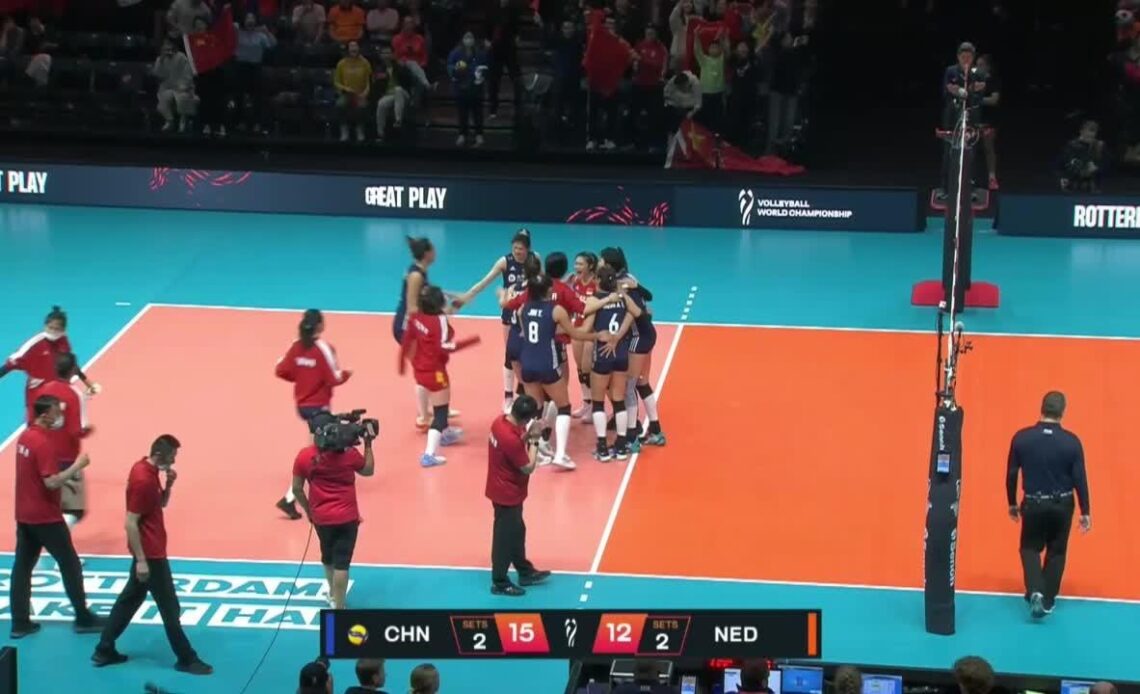China vs. Netherlands - VBW - Women World Championship - Match Highlights