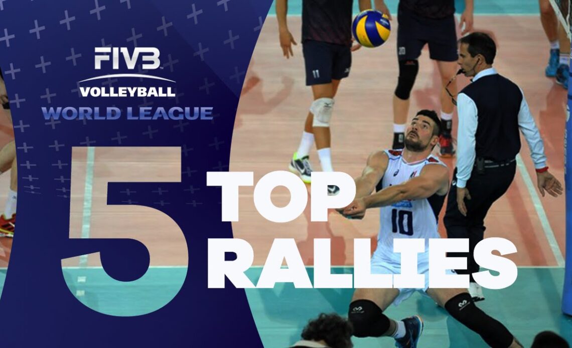 FIVB - World League: Top 5 Rallies