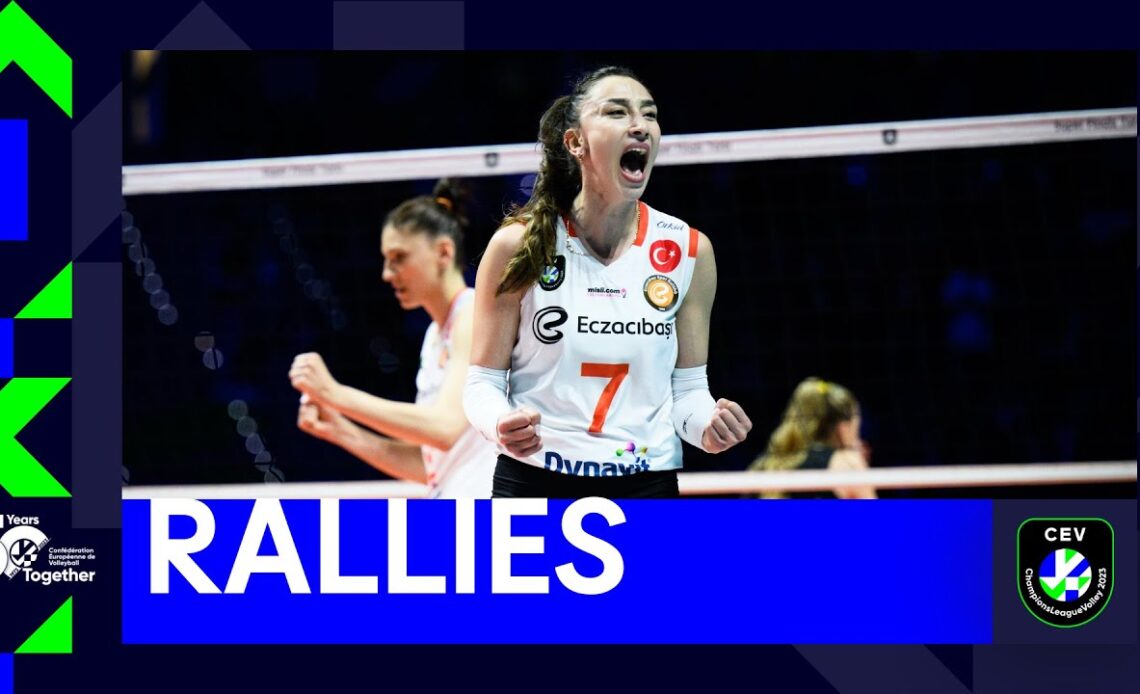 Fun Rallies from the Women's CEV Champions League Volley Final I #SuperFinalsTurin