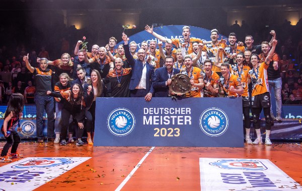 GER M: Berlin Recycling Volleys Win German Championship and Triple Crown in 2023