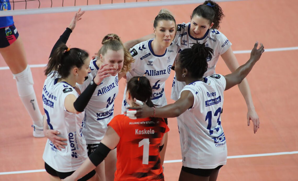 GER W: Stuttgart Claims Victory in the First Game of Volleyball Bundesliga Final Series