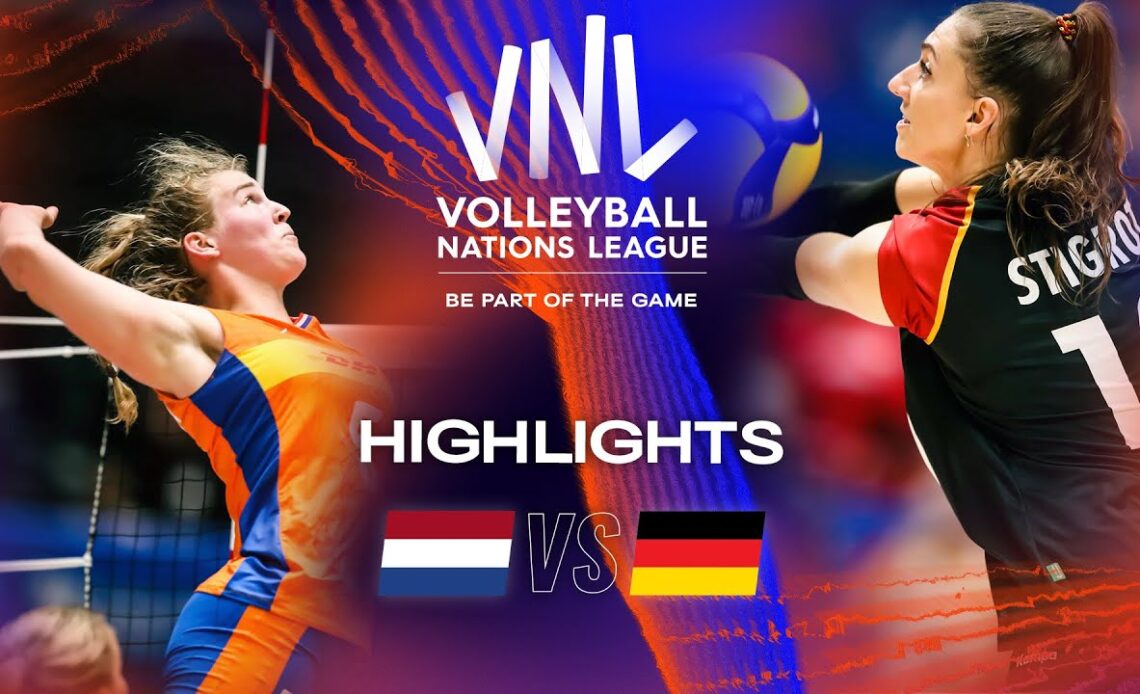 🇩🇪 GER vs. 🇳🇱 NED - Highlights Week 1 | Women's VNL 2023