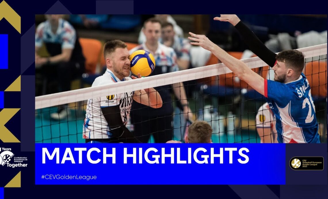 Highlights | Czechia vs. Slovakia I CEV Volleyball European Golden League 2023