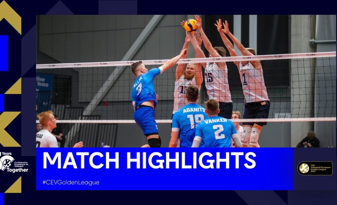 Highlights | Estonia vs. Finland I CEV Volleyball European Golden League 2023