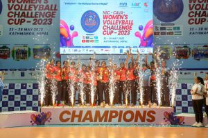 INDIA ROUT KAZAKHSTAN IN STRAIGHT SETS TO REIGN SUPREME OVER CAVA WOMEN’S VOLLEYBALL CHALLENGE CUP