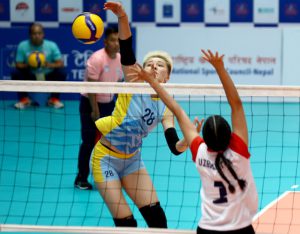 INDIA STUN HOSTS NEPAL AND KAZAKHSTAN CAPTURE COMEBACK WIN AGAINST UZBEKISTAN TO TOP THEIR POOLS IN CAVA WOMEN’S VOLLEYBALL CHALLENGE CUP