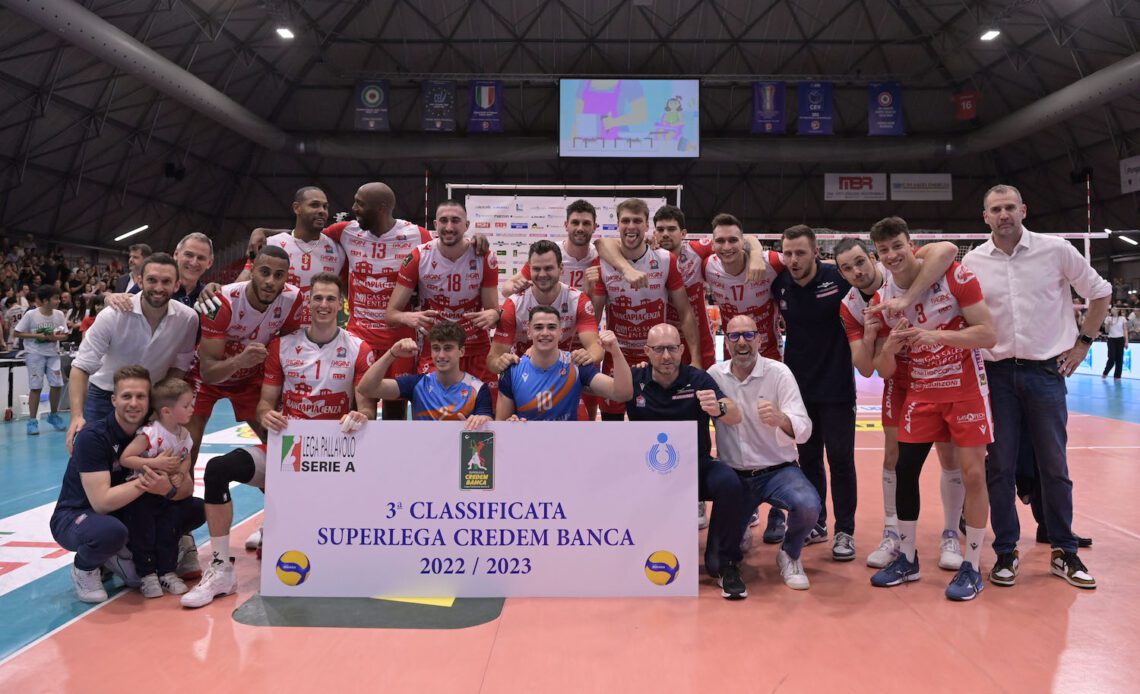 ITA M: Piacenza Clinches 3rd Place in Superlega, Secures Spot in CEV Champions League