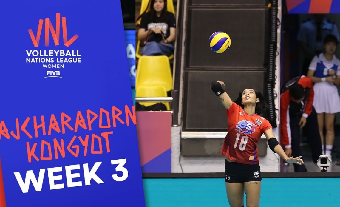 Incredible Ajcharaporn Kongyot with 30 Made vs. Bulgaria | Volleyball Nations League 2019