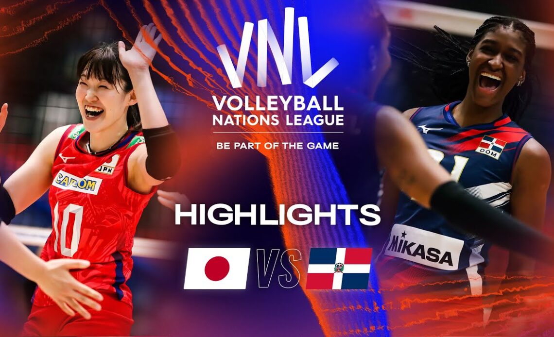 🇯🇵 JPN vs. 🇩🇴 DOM - Highlights Week 1 | Women's VNL 2023