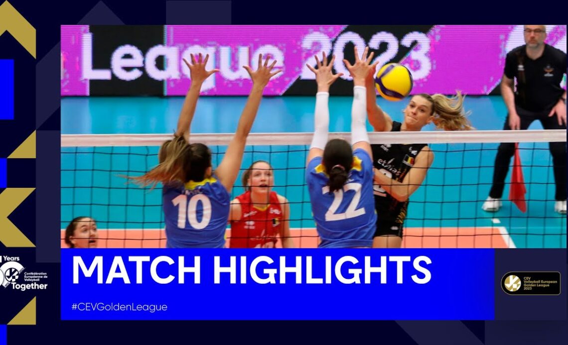 Match Highlights I Belgium vs. Bosnia & Herzegovina I CEV European Golden League 2023