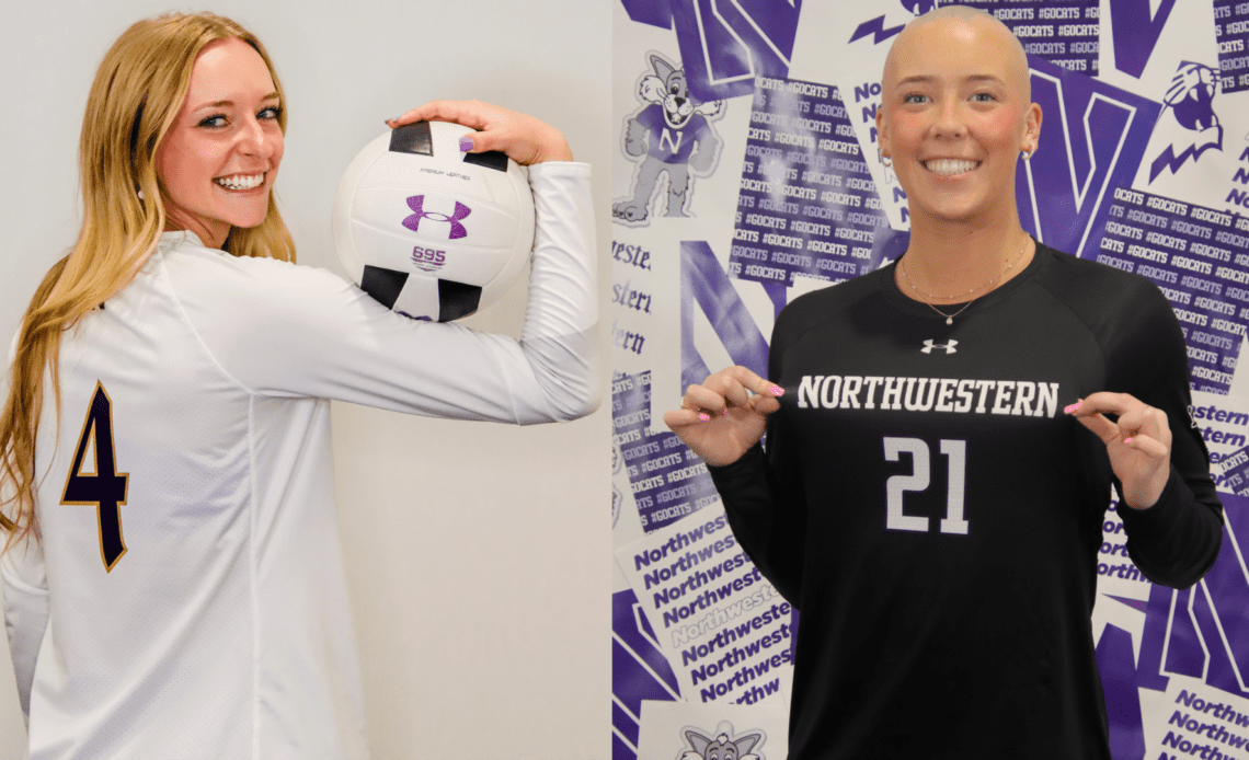 Northwestern Welcomes Transfers Carter, Reid To Volleyball Roster