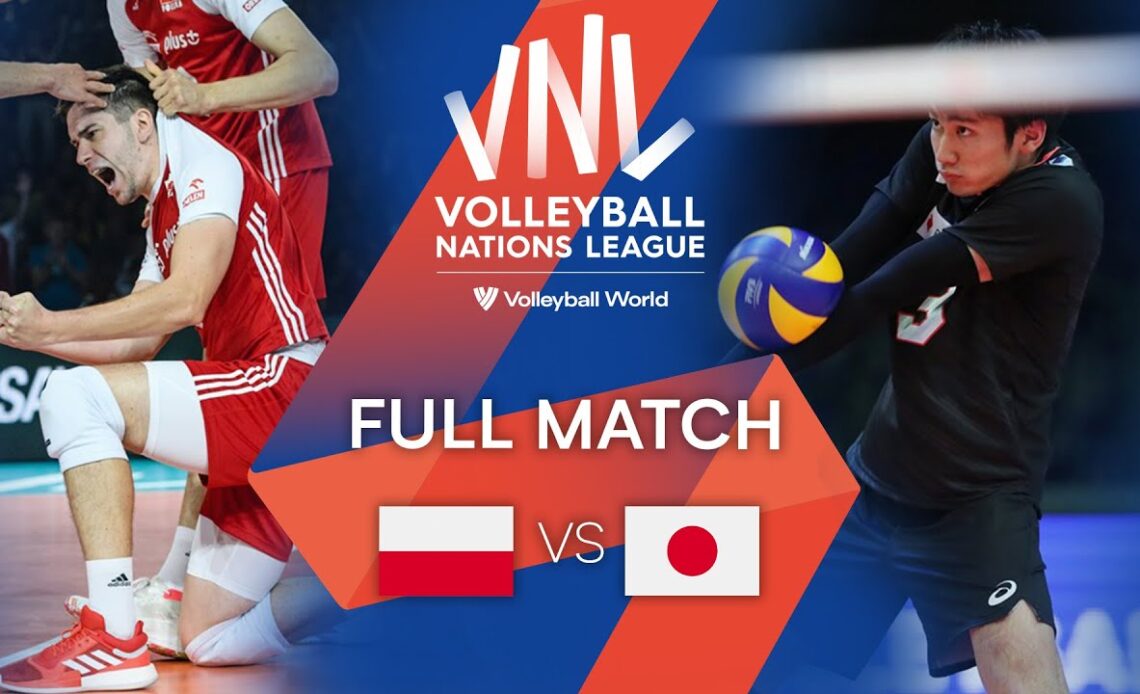 🇵🇱 POL vs. 🇯🇵 JPN - Full Match | Men’s Preliminary Phase Match | VNL 2019