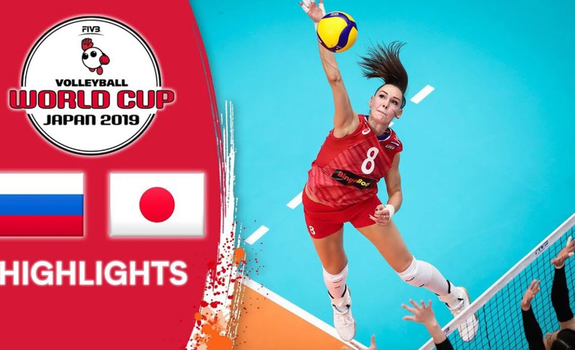RUSSIA vs. JAPAN - Highlights | Women's Volleyball World Cup 2019