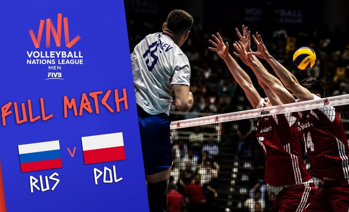Russia 🆚 Poland - Full Match | Men’s Volleyball Nations League 2019