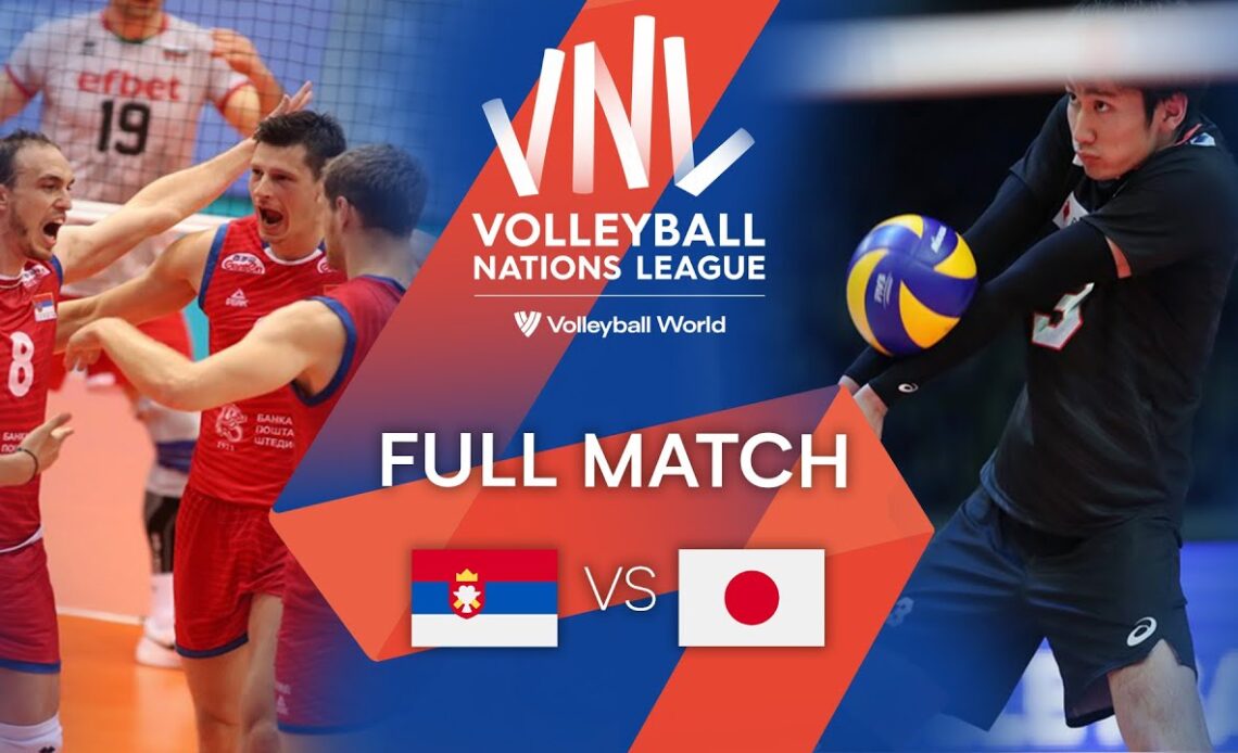 🇷🇸 SRB vs. 🇯🇵 JPN - Full Match | Men’s Preliminary Phase Match | VNL 2019