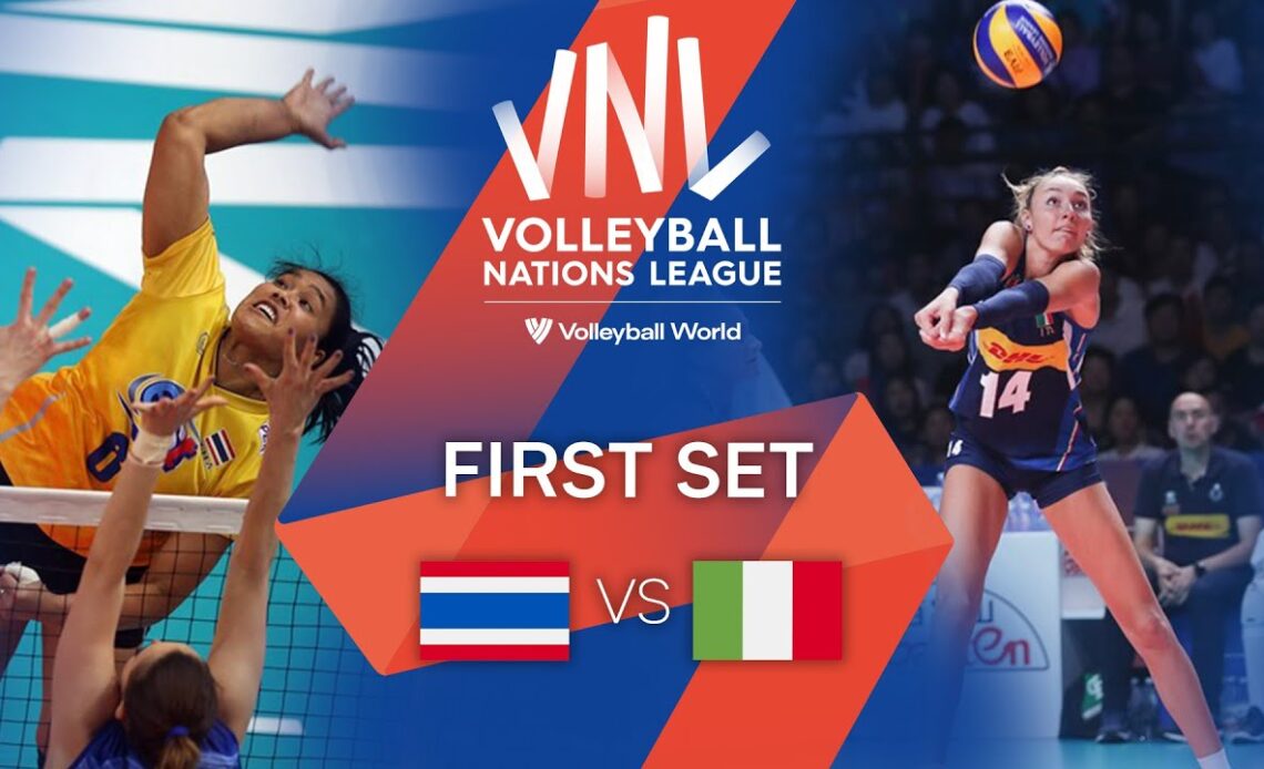 🇹🇭 THA vs. 🇮🇹 ITA - Full Match (1st set) | Women’s Preliminary Phase | VNL 2019