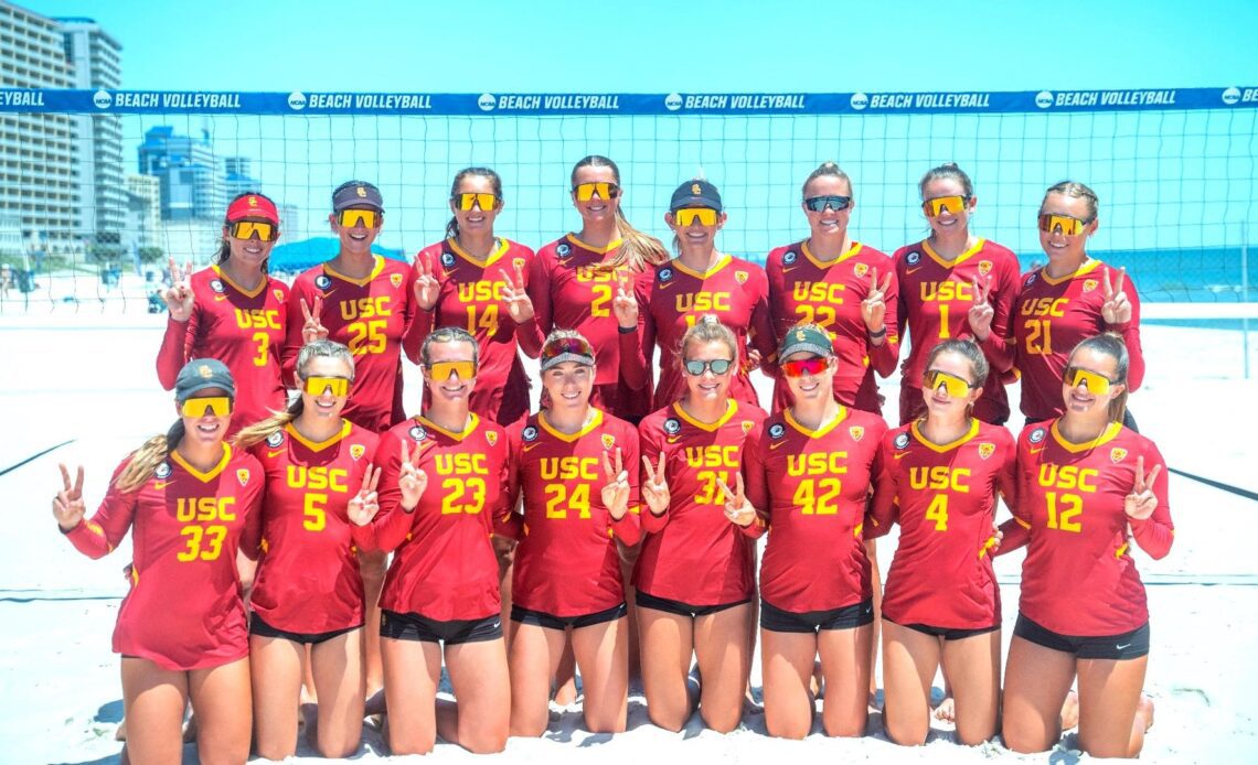 USC Beach Volleyball Set to Defend NCAA Titles on Gulf Shores Sand