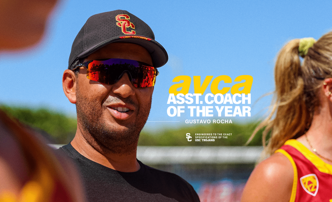 USC Beach Volleyball’s Gustavo Rocha Named Assistant Coach of the Year