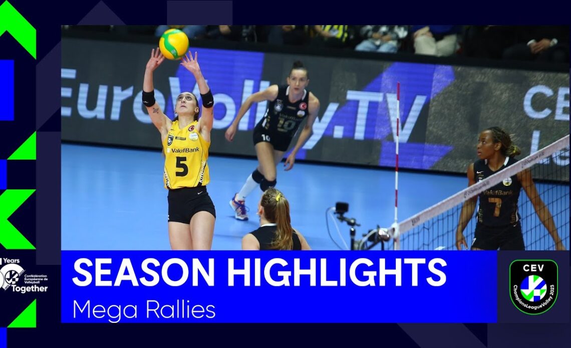 VakifBank Most Exciting Rallies of the Season I CEV Champions League Volley I Women