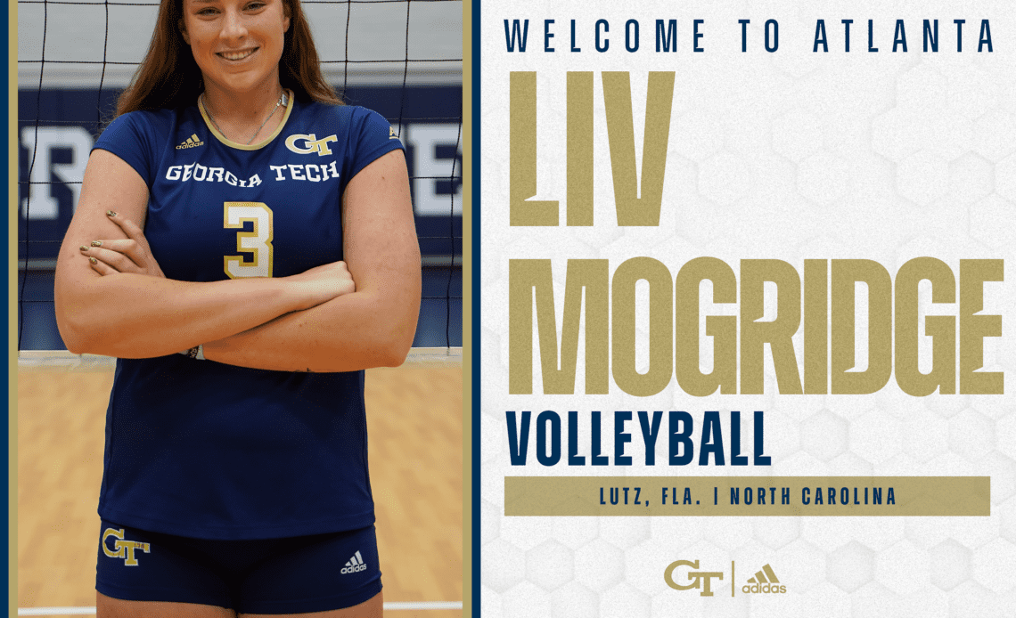 Volleyball Inks ACC All-Freshman Transfer Mogridge – Georgia Tech Yellow Jackets