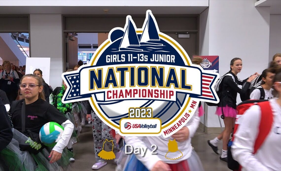 2023 USA Volleyball Girls Junior National Championship 11-13s | Day 2 Highlights