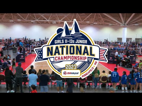 2023 USA Volleyball Girls Junior National Championship 11-13s | Day 1 Highlights