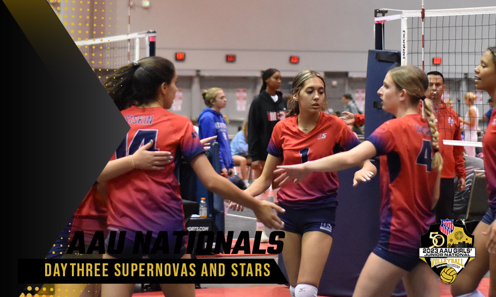 AAU Nationals 15 Open Day Three Supernovas and Stars PrepVolleyball