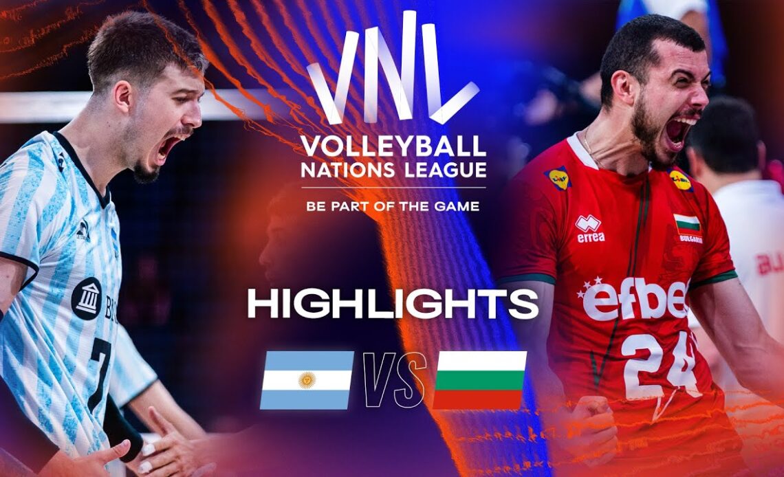 🇦🇷 ARG vs. 🇧🇬 BUL - Highlights Week 2 | Men's VNL 2023