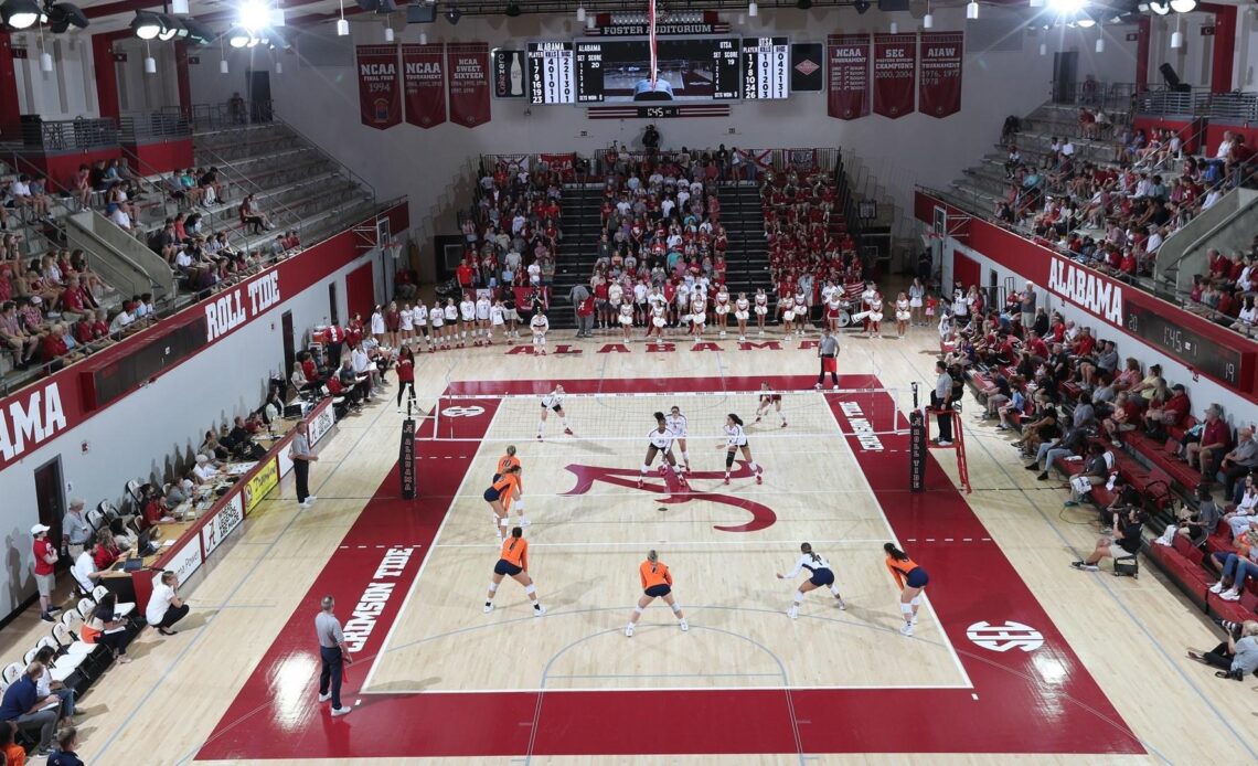 Alabama Volleyball Announces 2023 Schedule