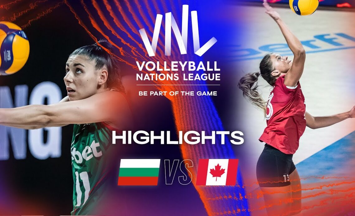 🇧🇬 BUL vs. 🇨🇦 CAN - Highlights Week 2 | Women's VNL 2023