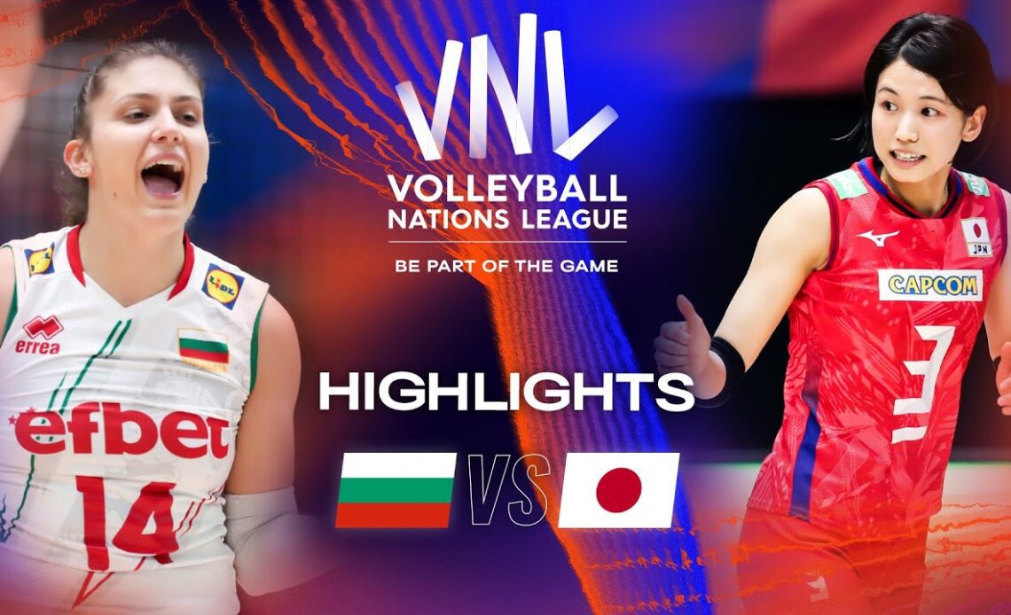 🇧🇬 BUL vs. 🇯🇵 JPN - Highlights Week 1 | Women's VNL 2023