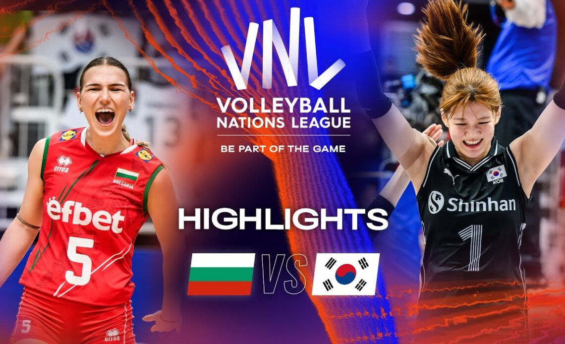 🇧🇬 BUL vs. 🇰🇷 KOR - Highlights Week 3 | Women's VNL 2023