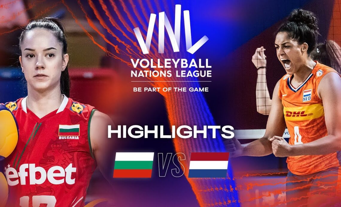 🇧🇬 BUL vs. 🇳🇱 NED - Highlights Week 2 | Women's VNL 2023