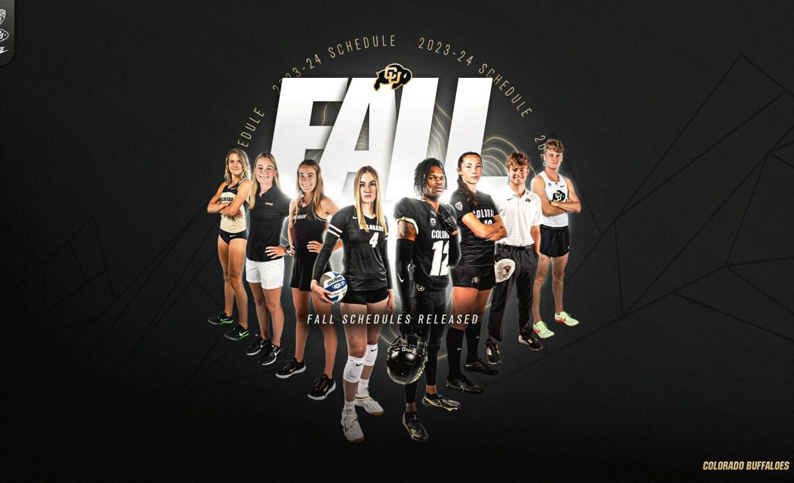 Buffs Release Complete Fall Sports Schedule